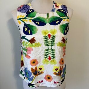 Pinch Colorful Floral Tank Top small botanical spring summer
